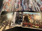 The Beatles 3 Vinyl Record Lot Sgt. Peppers,Abbey Rd, Beatles Again