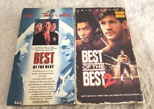 BEST OF THE BEST 1 & 2 VHS Eric Roberts MARTIAL ARTS Good/Very Good