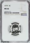 1979 Jefferson Nickel ~ NGC MS66 ~ BU Uncirculated US Coin MQ