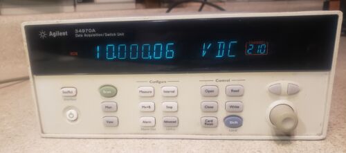 New Listing#6 HP Agilent 34970A Data Acquisition/Switch w/6.5 Digit DMM - Tested!