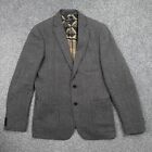 Scotch & Soda Wool Blazer Mens Size 52 XL Grey Jacket