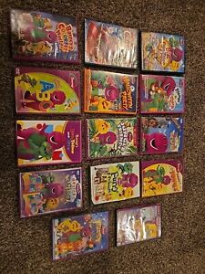 Barney & Friends DVD Lot Of 14 Zoo Songs Colors Counting Manners Xmas Halloween
