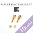 GOLD PLATED BRASS THUMB Screws 10mm Cartridge Headshell Mounting Set turntable