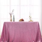 Duokaynuo Pink Sequin Seamless Tablecloth for Party / Wedding- 60