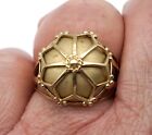 14K Gold Coronet Crown Ring Made in Turkey. Size 7.25