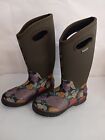 Bogs Boots Womens 6 Classic High Stargazer Floral Rain Snow Waterproof Insulated