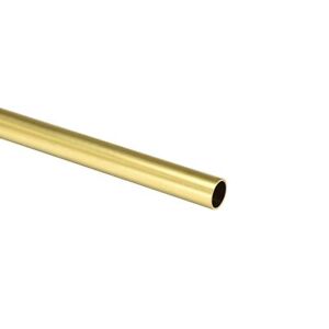 Brass Round Tube Copper Tubing Pipe H65 25mm OD 1mm Wall Thickness 200mm Leng...