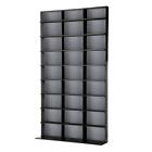 Atlantic Elite Media Storage Cabinet Large 837CD/531DVD/630BR Metal/Wood Black