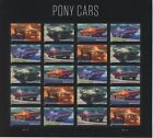 US SCOTT 5715-5719 SHEET OF 20 PONY CARS FOREVER STAMPS MNH