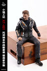 1/6 Tony Stark Head Carving & Nano Combat Jacket Pants Clothes for 12