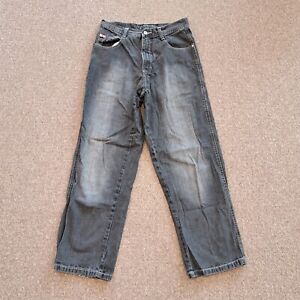 SouthPole Jeans Mens Size 29 Vintage Baggy Wide Leg Y2K Hip Hop Faded Wash Denim