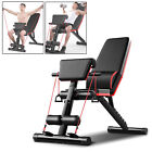 New ListingAdjustable Dumbbell Weight Bench Full Body Workout Foldable Incline Decline Gym