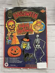 Vintage Halloween Diecuts Beistle Halloween Decorama Paper Diecut 8 Piece Set