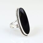 New ListingBig Stone Ring Large Black Onyx Oval Ring 925 Silver Statement Ring All Size