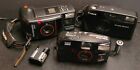 Lot of 3 35mm Canon/Chinon/Vivitar -Point & Shoot Film Cameras - Parts or Repair