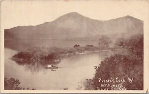 Photo PC Lake County California Boating at Pirate's Cove Mt. Konocti 1910