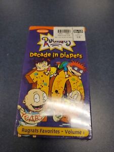 Rugrats - Decade in Diapers: SEALED Volume 1 (VHS, 2001) Works Orange Tape