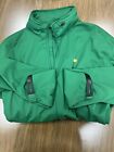 Masters Tech Green Full Zip Wind Jacket with Stowable Hood XL