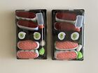 Qty 2 Sushi Socks Box By Rainbow Size 5.5-9 Gift Set 3 Pair (total 6 pairs)