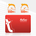 Netac 1TB 2TB 512GB 120GB Red Internal SSD 2.5'' SATA III Solid State Drive lot