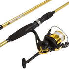 Rod and Reel Combo, 2-Piece Medium Action 78-Inch Spinning Reel Fishing Pole