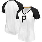 Majestic MLB Women's Pittsburgh Pirates Raglan T-Shirt (Plus Sizes)