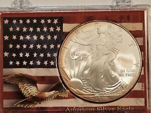 2008 EDGE TONED Silver American Eagle - US 1 oz Coin $1