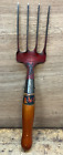 Vintage 4 Tine Garden Fork Hand Tool Made In England