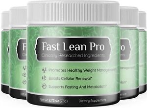 5 Pack - Fast Lean Pro - Weight Management Support Supplement Shake Powder
