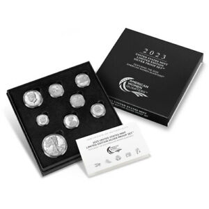 2023-S Limited Edition Silver Proof Set 8pcs Set Box, OGP & COA