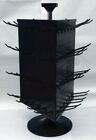 3 Sided Black Counter Top Peg Board Spinner Rack Display with Hooks