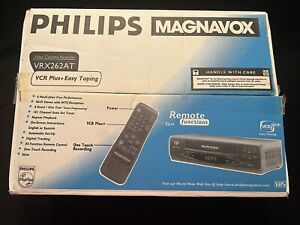Philips Magnavox VRX262AT VCR New/Open box