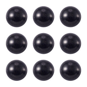 50pcs 6/8/10/12/14/16mm Flat Back Stone Cabochons Round Smooth Dome Cameos Tiles
