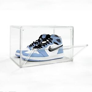 Acrylic Display Shoe Box, Ultra Clear Plastic Handbag Storage Organizer for C...