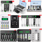 Smart Battery Charger 4/8-Slot For AA AAA NI-CD NI-MH Rechargeable Batteries