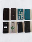 Lot of 8 Cell Phones Smart Phones FOR PARTS OR REPAIR
