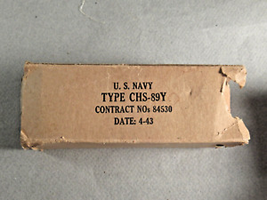 NOS Vintage Sylvania Type CHS-89Y, U.S. Navy Vacuum Tube, 4-43