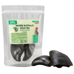 Water Buffalo Hooves Dog Chews-4 Count-10 oz
