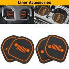 New For Jeep Wrangler JLU Gladiator JT Liner Accessories Cup Door Pocket Inserts (For: Jeep Gladiator)