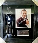Sean Connery 007 James Bond Autographed Custom Frame Bond theme - Authenticated