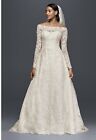 David’s Bridal Wedding Dress Size 8 Never Altered Worn Once with Bustle