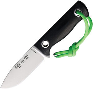 Nieto Tesca Mini Black Smooth Micarta Stainless Steel Fixed Blade Knife 1048Y