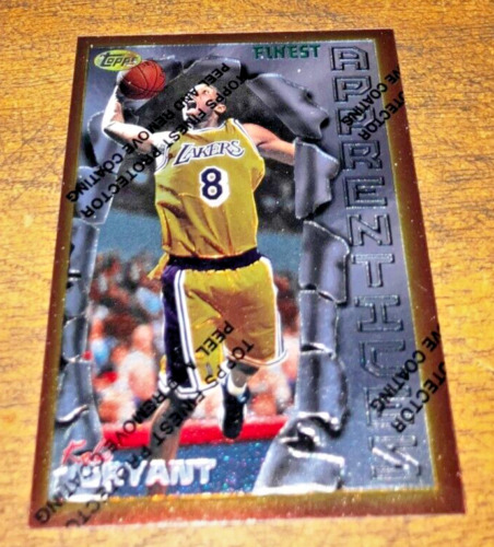 AWESOME 1996-97 Topps Finest KOBE BRYANT RC #74 Bronze w/ Peel SHARP AUTHENTIC