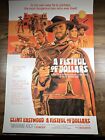 “A Fistful Of Dollars” Art Screen Print Movie Poster By Paul Mann X/100