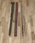 Vintage South Bend Three Piece Bamboo Fly Fishing Rod With Sock/Tube