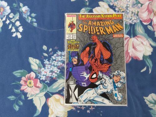 1989 MARVEL COMICS #321 THE AMAZING SPIDER-MAN MCFARLANE COVER FVF