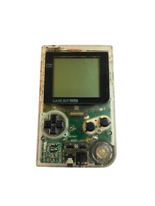 New ListingGame Boy Pocket Clear Nintendo Broken As is FPO For Parts Only