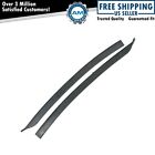 1/4 Quarter Window Weatherstrips Seals Pair Set for Buick Chevy Olds Pontiac (For: 1969 Cadillac DeVille Base Convertible 2-Door 7...)