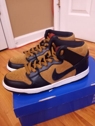 Size 10.5 - Nike SB Dunk Mid Golden Hops Replacement Box