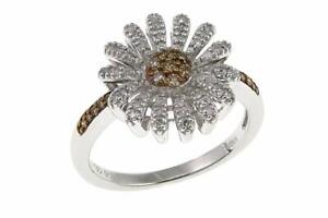 HSN Colors of Diamonds Sterling Silver Champagne & White Diamond 